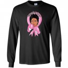 Fight like a boss breast cancer Long Sleeve