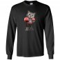 Funny boxing cat lovers gifts Long Sleeve