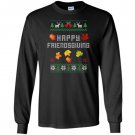 Happy friendsgiving ugly Long Sleeve