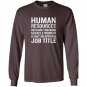 Resources miracle worker funny hr job quote Long Sleeve