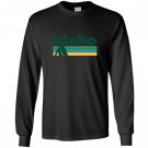 Idaho retro camping idaho Long Sleeve
