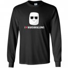 I love marshmallows cool cartoon sunglasses Long Sleeve