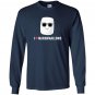 I love marshmallows cool cartoon sunglasses Long Sleeve
