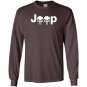 Jeep logo with punisher skulls 4x4 off road wrangler Long Sleeve