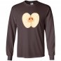 Juicy red apple funny fruit lover halloween costume Long Sleeve