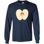 Juicy red apple funny fruit lover halloween costume Long Sleeve