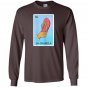 La chancla funny mexico loteria card Long Sleeve