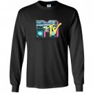 Logo retro teal boombox Long Sleeve