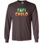 Papi chulo cool padre colorful Long Sleeve