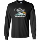 Mountains are calling i must go retro 80s vibe Long Sleeve