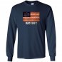 Nine line betsy ross flag victory Long Sleeve