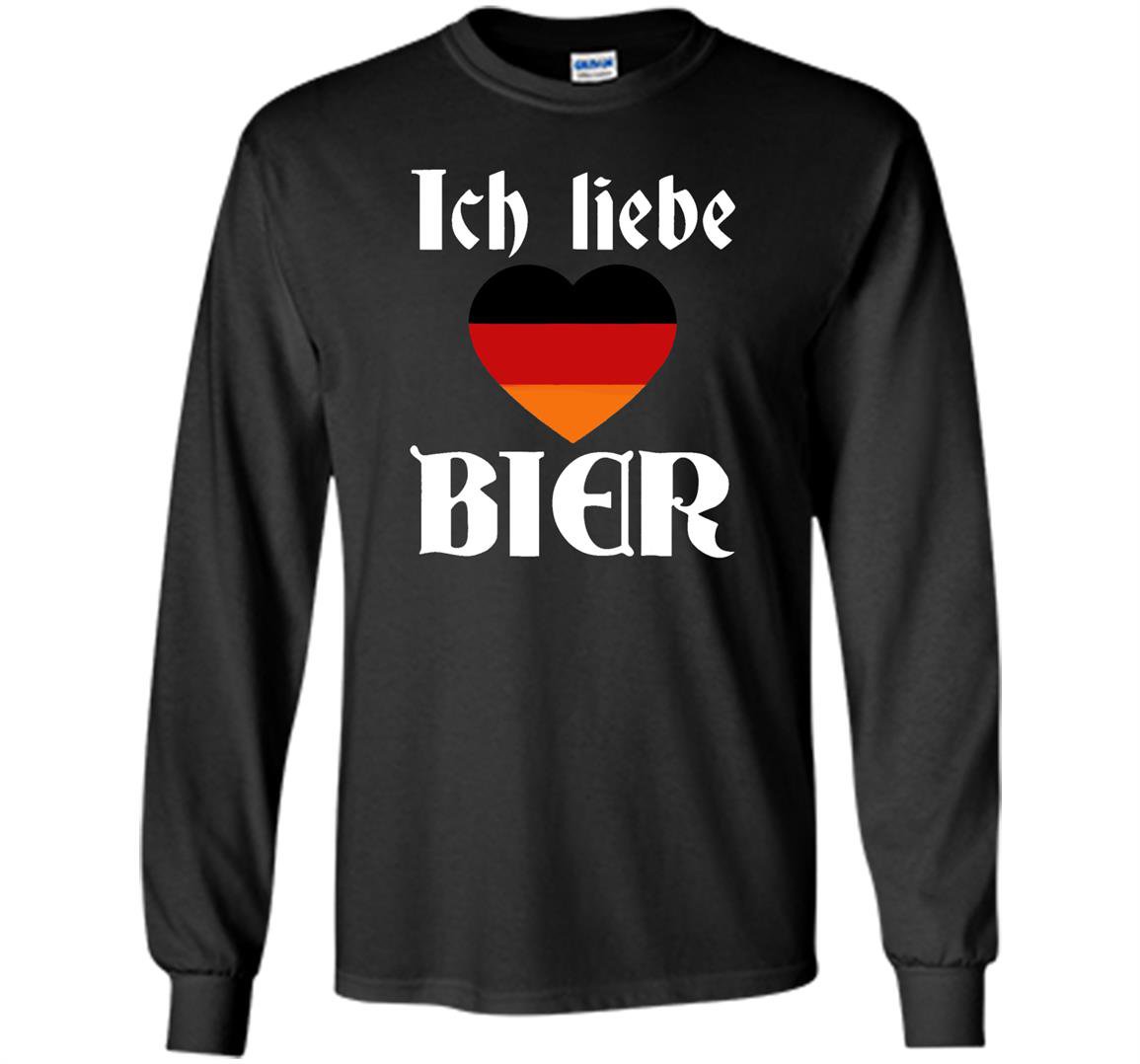 Oktoberfest ich liebe bier love Long Sleeve