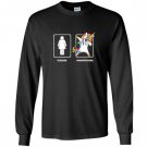 Paraprofessional unicorn dabbing funny dab gift Long Sleeve