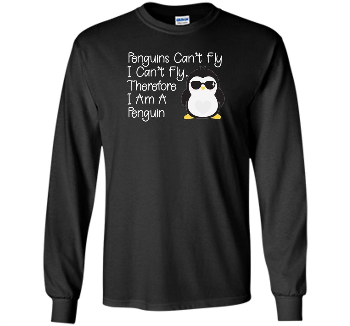 Penguins can&acirc;��t fly penguin penguin Long Sleeve