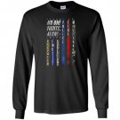 Police no one fights alone police Long Sleeve