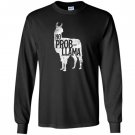 Prob llama llamas costume heather Long Sleeve