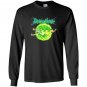Rick morty portal glow lightning logo Long Sleeve