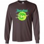 Rick morty portal glow lightning logo Long Sleeve