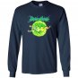 Rick morty portal glow lightning logo Long Sleeve
