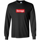 Savage box logo Long Sleeve