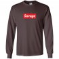 Savage box logo Long Sleeve