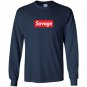 Savage box logo Long Sleeve