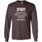 Spirit lead me trust christian arrow borders Long Sleeve