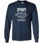 Spirit lead me trust christian arrow borders Long Sleeve
