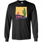 Taos nm new mexico classic retro vintage graphic Long Sleeve