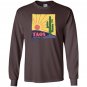 Taos nm new mexico classic retro vintage graphic Long Sleeve