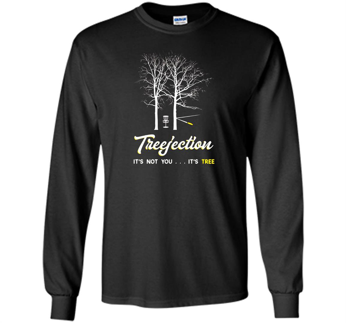 Treejection funny disc golf Long Sleeve