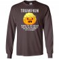 Trumpkin orange on the outside hollow on the inside Long Sleeve