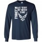 Us air force funny force gift logo usaf Long Sleeve