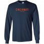 Vintage cincinnati soccer fan gift fc sincy sport Long Sleeve