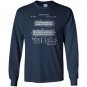 Vintage cribbage board design Long Sleeve