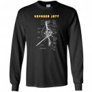 Voyager space probe nasa 1977 mission Long Sleeve