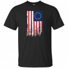 4th of july betsy ross 13 colonies american flag T-shirt