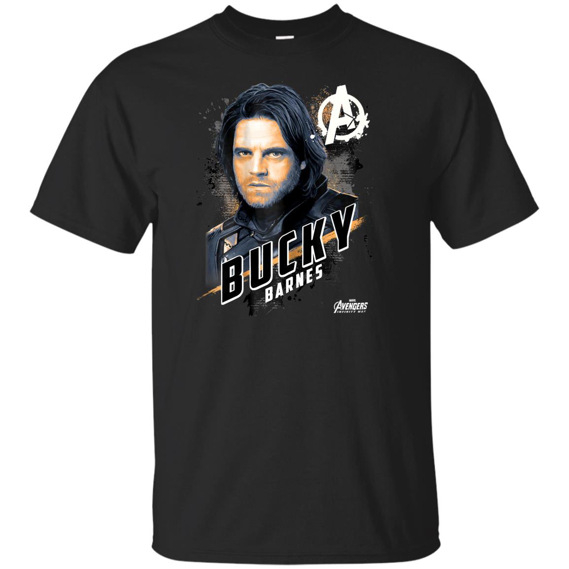 Avengers infinity war bucky barnes graphic T-shirt