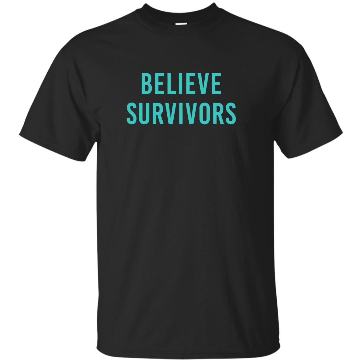 Believe survivors feminist metoo protest march T-shirt