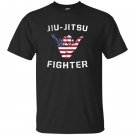 Brazilian jiu jitsu fighter usa shaka T-shirt