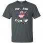 Brazilian jiu jitsu fighter usa shaka T-shirt
