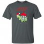 Cartoon santa turtle funny christmas T-shirt