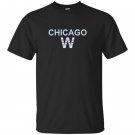 Chicago flag win vintage distressed style T-shirt