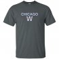 Chicago flag win vintage distressed style T-shirt