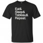 Data analytics eat sleep tableau repeat stem T-shirt