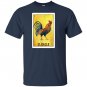 El gallo chicken mexican rooster loteria card T-shirt