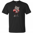 Funny boxing cat lovers gifts T-shirt