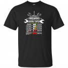 Funny mechanic hourly rate graphic T-shirt