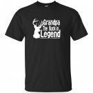 Grandpa the buckin legend deer hunter funny hunting T-shirt