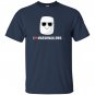 I love marshmallows cool cartoon sunglasses T-shirt